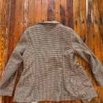 SheIn Brown plaid blazer  Photo 1