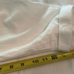 Girl and the Sun Verity White Linen Cotton Mini Dress Womens Size Extra Small Photo 5