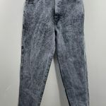 vintage chic made in USA grey acid wash jeans high rise mom jean size 14 NOS Gray Photo 0
