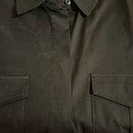 Good American  Black Button Down Shirt Photo 3