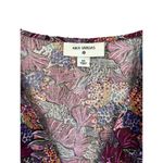 Target Kika Vargas Purple Floral Cotton Coral Reef Scallop Edge Wrap Top size 4X Photo 7