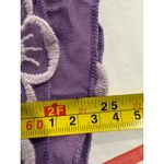 Sistes Made in Italy Purple Strapless Top White Floral Lace Trim Boho Summer Photo 9