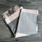 J.Crew Pink Plaid Blanket Scarf NWT Photo 1