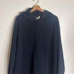 Fabletics ladies Black Textured Hoodie pullover sweater size 4X oversized Photo 1