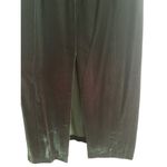 Handmade Vintage Maxi Dress Dark Green Velvet Whimsigoth Cap Sleeve Witchy Women Photo 7