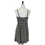 Old Navy  Cami Dress Smocked Linen Blend Adjustable Leopard Print Women’s Large Photo 3