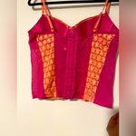 Rampage Vintage Fuchsia Orange Lace Balconette Corset Bustier Sexy Lingerie Top Photo 1