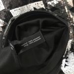 The Limited  Black Silver metallic Y2K sequin Aztec Western High Waist Pencil Skirt 2 Photo 8