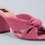 White House | Black Market Callie Pink Suede sandals Photo 1