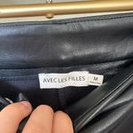 Avec Les Filles  Black Faux Leather Trousers Photo 1