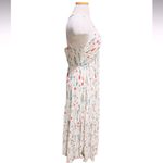 CeCe Womens Pleated Chiffon Maxi Dress Floral Size Large NWT Photo 6