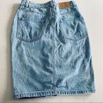 VERO MODA  blue denim pencil skirt  button front size Small Photo 6