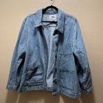 Old Navy Button Front Denim Jean Jacket Medium Wash Plus Size XXL Photo 3