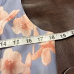 Nine West  Floral Dress Women's Size 8 Sleeveless Pink‎ Purple Blue Flowers Photo 13