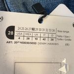 Desigual Boho Embroidered Crystal Embellished Straight Leg Jean US 4 New Photo 9