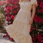 Roolee Gingham Maxi Dress Photo 0