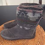 Toms Gray Suede Patterned Women's Boots Photo 2