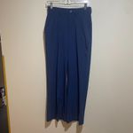 Duluth Trading Co Women's Size 4 Flexcellence Wide Leg Trousers Navy Blue Photo 2