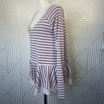 Free People  We the Free Tangerine Stripe‎ Tee Sand Photo 6