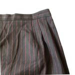 Simon Ellis Pinstripe Pencil Skirt Black Size 6 Photo 2