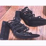 Forever 21 ✨
Women's Blue Faux Suede Lace-up Heels✨ Photo 1