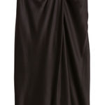 Banana Republic  Zandra 100% Silk Black Party Festive Midi Skirt, Size Small, EUC Photo 0