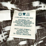 Anthropologie CLOTH & STONE x  | Black White Kasuri Hipster Star Blouse | Small Photo 6