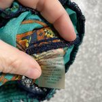 Delia's Women's Y2K Blue Tribal Print Lace Back Tank Top - Size Medium - Boho Photo 5