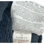 Nike Women's Sweatshirt Black Gold Silver Metallic Medium Hoodie Cropped Photo 4