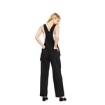 Revolve Revolt Plus Size Women's Juniors Black Baggy Straight Leg Overalls Size S Photo 1