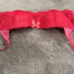 DKNY red lace balconette bra. Color- red/pink. Size 34C. Like new condition Photo 5
