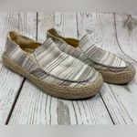 Esprit Espirit Women's Noella Espadrille Slip On Taupe Canvas Flats Size 6.5 Photo 10