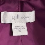 J Jill Womans Down‎ Vest Size XL Eggplant Puffer Warm Cozy 90 Down Filled Purple Photo 2