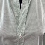 Frank & Eileen  Frank Green Cotton Micro Check Button Up Long Sleeve Shirt Photo 2