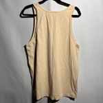 VTG Beach Bums Puppy Dogs Graphic Tank Top Coastal Grandma Core Retro Cotton L Yellow Size L Photo 2