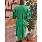 Who What Wear  Linen Rayon Green Dress Small Photo 6