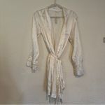SKIMS NWT  Bridal Collection Silk Blend “Mrs" Marble Robe Women’s Size L/XL Photo 3