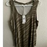 Workshop Republic Clothing 💥🆕Workshop Olive Zebra Print Tank Top S🆕 Photo 2