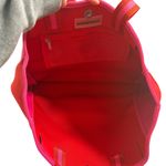 Summersalt Neoprene Beach Tote Hibiscus Lava Colorblock Pink Red Large Bag Photo 6