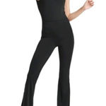 JoyLab Black Jumpsuit with Flare leggings and low back☁️ Photo 0