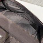 Nine West burgundy leather wallet white contrast stitching quiet luxury oldmoney Photo 8