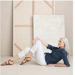 Chico's NWT So Slimming No-Stain White Girlfriend Crops Jeans White Photo 2