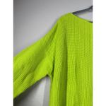 French Connection NWT Womens Neon Green Sweater Sz S Oversized Boxy Gorpcore Photo 1