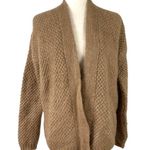 Anthropologie Lineamaglia Open Front Mohair Wool Blend Cardigan Sweater Italy S Photo 5