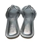 Seychelles  Shades of Cool Silver Women’s Flat Leather Sandals Size 7.5 NIB Photo 3