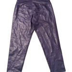 Aerie  Offline Blue Metallic Short Court Crossover Leggings Size XL Photo 0