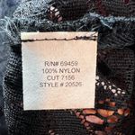 J. VALDI Womens Floral Crochet Lace Tunic Swim Cover Up Dress Black NEW Sz Large Photo 14