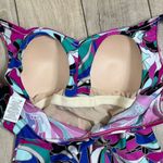 Maxine of Hollywood  Shirred Front Girl Leg One Piece Swimsuit Size 10 Photo 4