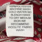 Hot Kiss  Red and Cream Floral Halter Blouse Photo 7