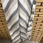 Venus Neutral Stripe Maxi Dress Size 10 Photo 5